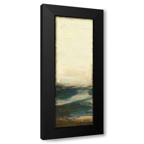 Horizon V Black Modern Wood Framed Art Print with Double Matting by Goldberger, Jennifer