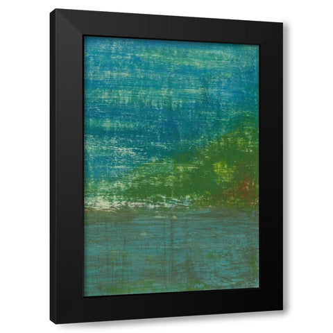 Eventide II Black Modern Wood Framed Art Print with Double Matting by Holland, Julie