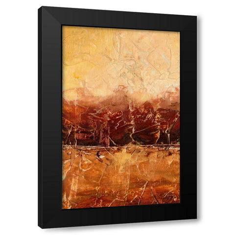 Autumn Horizon II Black Modern Wood Framed Art Print by Harper, Ethan
