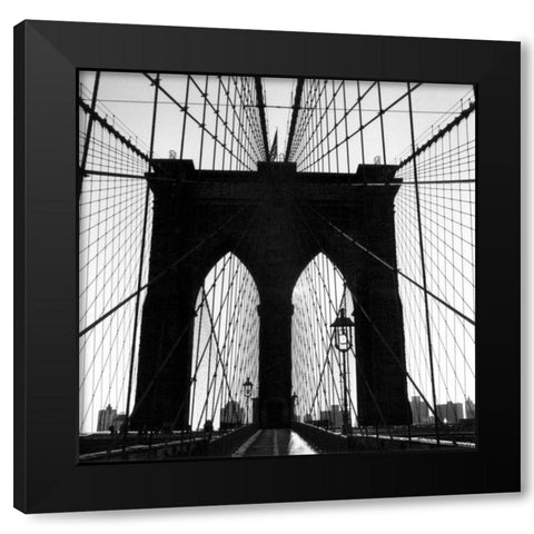 Brooklyn Suspension IV Black Modern Wood Framed Art Print by DeNardo, Laura
