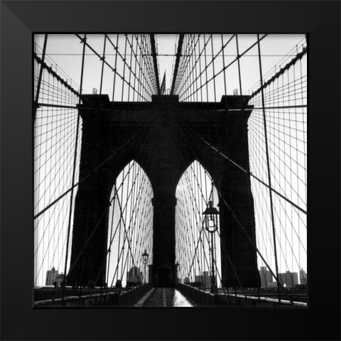 Brooklyn Suspension IV Black Modern Wood Framed Art Print by DeNardo, Laura