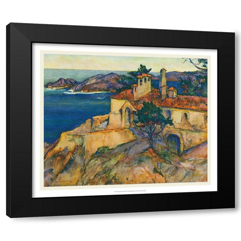 European Sketchbook IV Black Modern Wood Framed Art Print with Double Matting by Abdy, Rowena Meeks