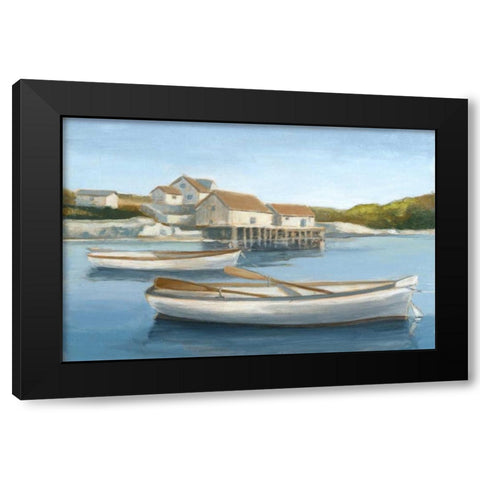 Tranquil Waters I Black Modern Wood Framed Art Print by Harper, Ethan