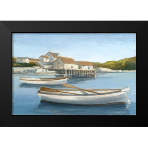 Tranquil Waters I Black Modern Wood Framed Art Print by Harper, Ethan