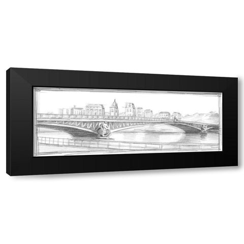 Pont Mirabeau  Black Modern Wood Framed Art Print by Harper, Ethan