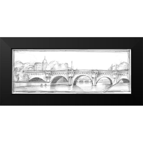 Pont Neuf  Black Modern Wood Framed Art Print by Harper, Ethan
