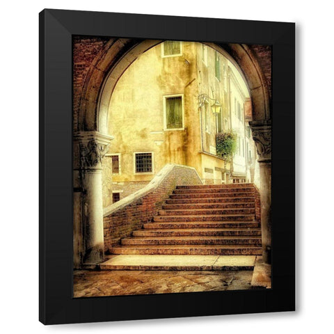 Italian Archway Black Modern Wood Framed Art Print by Head, Danny