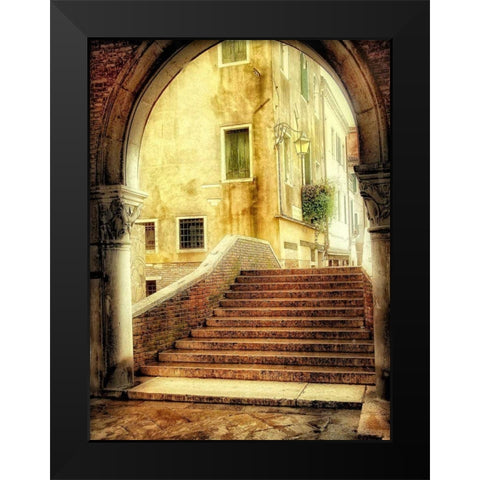 Italian Archway Black Modern Wood Framed Art Print by Head, Danny
