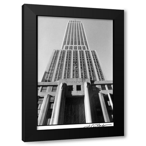 Empire State Building I Black Modern Wood Framed Art Print with Double Matting by DeNardo, Laura
