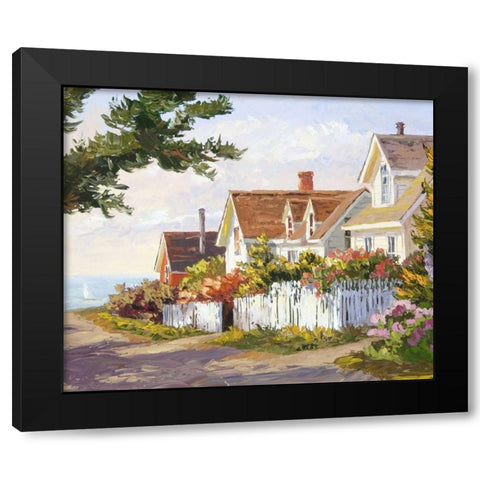 Balmy Spring Day Black Modern Wood Framed Art Print with Double Matting by Dertner, Erin