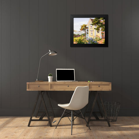 Victorian Seaside Haven Black Modern Wood Framed Art Print by Dertner, Erin