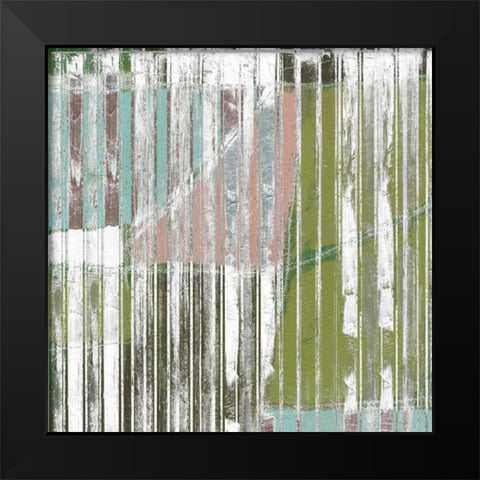 Linear Mix I Black Modern Wood Framed Art Print by Goldberger, Jennifer