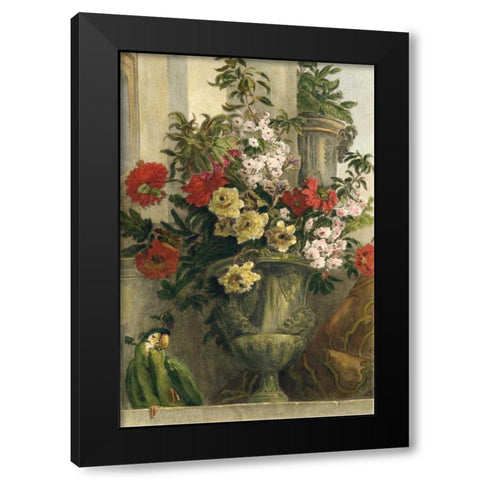 From the Garden Black Modern Wood Framed Art Print by Vision Studio