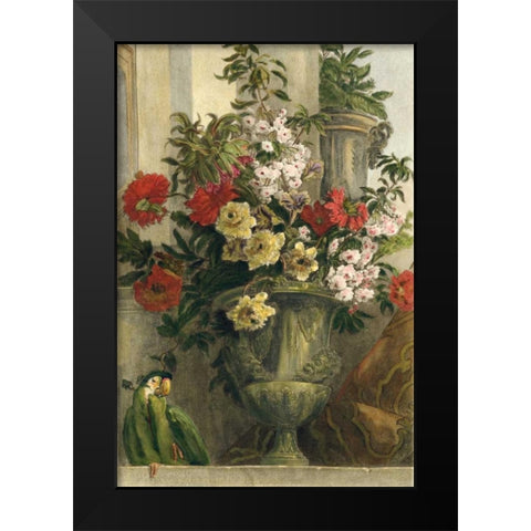 From the Garden Black Modern Wood Framed Art Print by Vision Studio