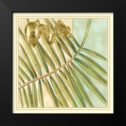 Peacock Palm VI Black Modern Wood Framed Art Print by Goldberger, Jennifer