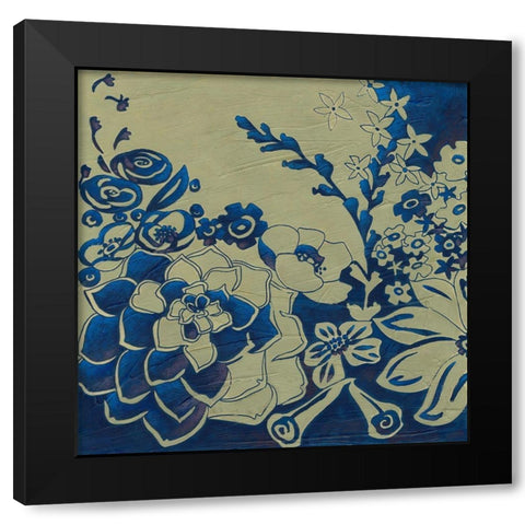 Kyoto Garden IV Black Modern Wood Framed Art Print with Double Matting by Zarris, Chariklia