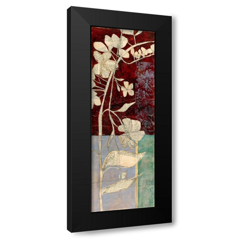 Garden Whimsy VI Black Modern Wood Framed Art Print by Goldberger, Jennifer