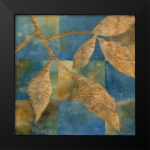 Burnished Branch I Black Modern Wood Framed Art Print by Zarris, Chariklia