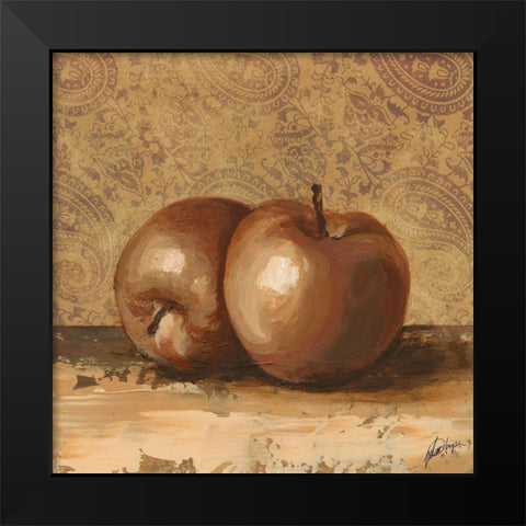 Fruit Duet I Black Modern Wood Framed Art Print by Harper, Ethan
