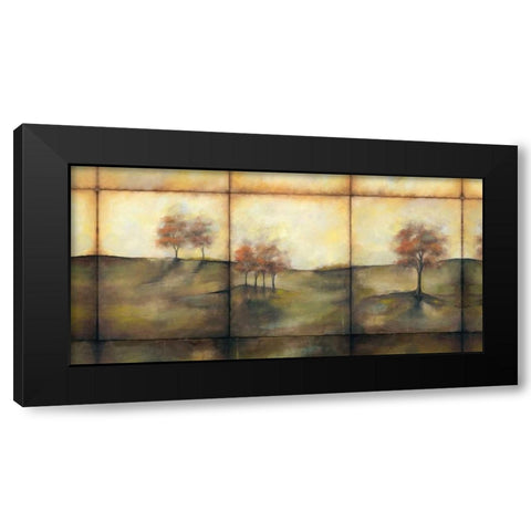 Autumnal Meadow I Black Modern Wood Framed Art Print by Goldberger, Jennifer