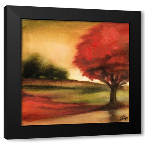 Harvest Maple I Black Modern Wood Framed Art Print with Double Matting by Harper, Ethan