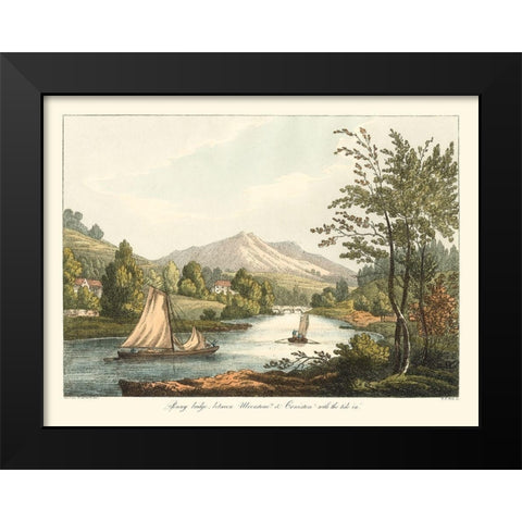 English Countryside II Black Modern Wood Framed Art Print by Wilkenson, Joseph