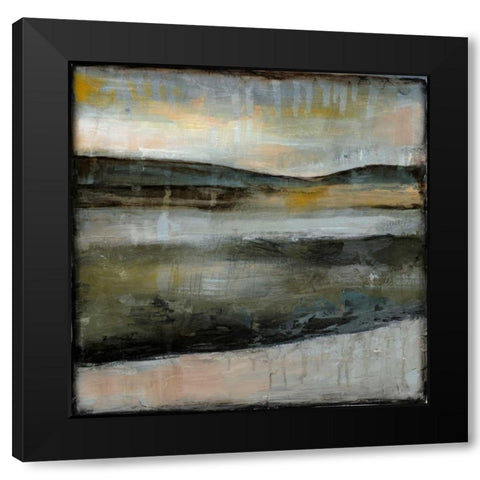 Misty Horizon IV Black Modern Wood Framed Art Print by Goldberger, Jennifer