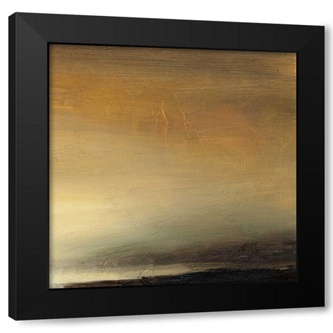 Abstract Horizon VII Black Modern Wood Framed Art Print by Harper, Ethan