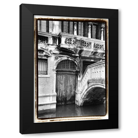 Venetian Doorway Black Modern Wood Framed Art Print by DeNardo, Laura
