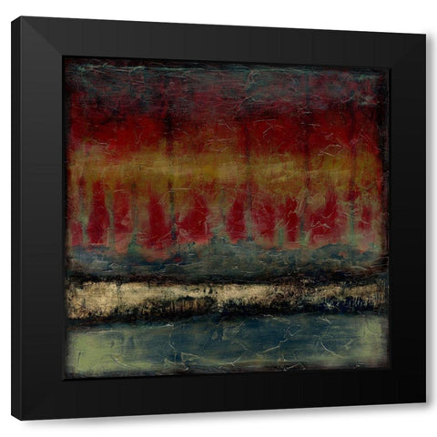 Moonlit Forest I Black Modern Wood Framed Art Print by Goldberger, Jennifer