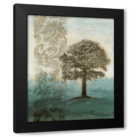 Misty Memory I Black Modern Wood Framed Art Print with Double Matting by Meagher, Megan