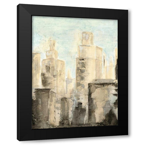 Metropolis I Black Modern Wood Framed Art Print by Meagher, Megan