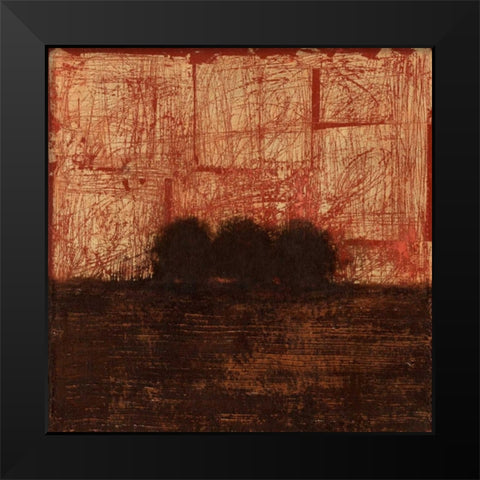 Weathered Landscape I Black Modern Wood Framed Art Print by Wyatt Jr., Norman