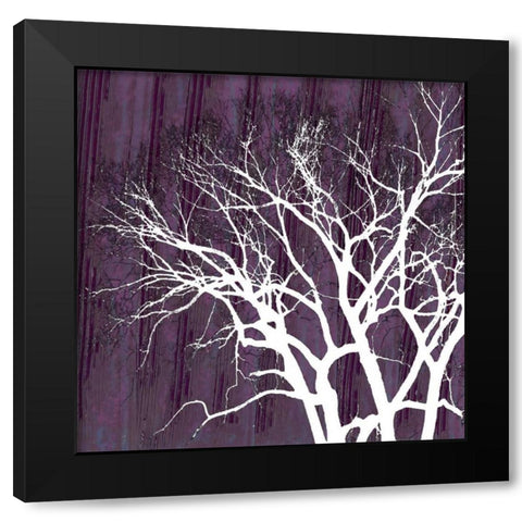 Aurora Silhouette I Black Modern Wood Framed Art Print with Double Matting by Ludwig, Alicia