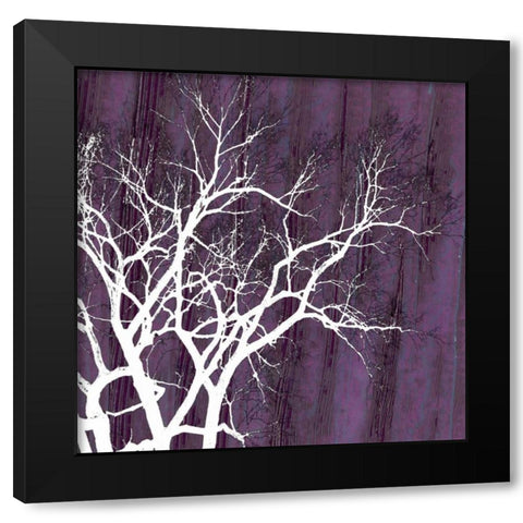 Aurora Silhouette II Black Modern Wood Framed Art Print with Double Matting by Ludwig, Alicia