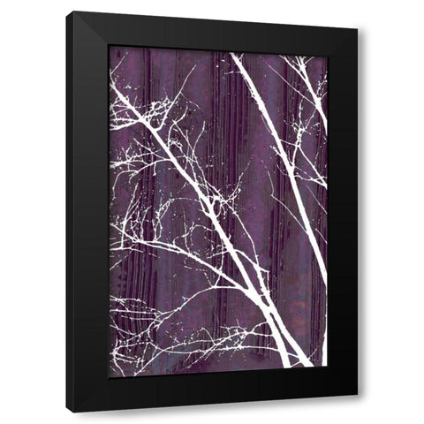 Aurora Silhouette III Black Modern Wood Framed Art Print with Double Matting by Ludwig, Alicia