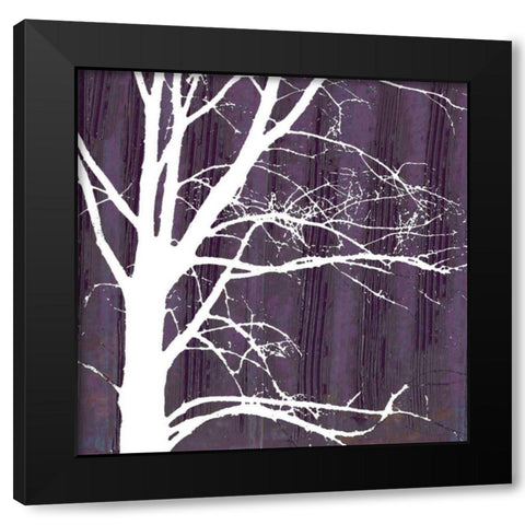 Aurora Silhouette IV Black Modern Wood Framed Art Print with Double Matting by Ludwig, Alicia