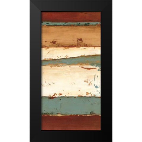 Linear Abstraction I Black Modern Wood Framed Art Print by Harper, Ethan