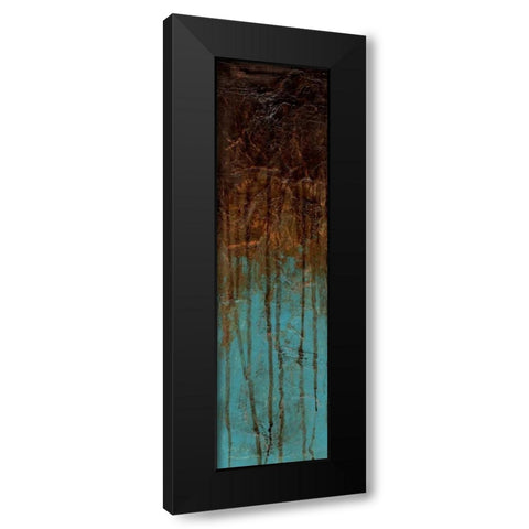 Oxidized Copper II Black Modern Wood Framed Art Print by Goldberger, Jennifer