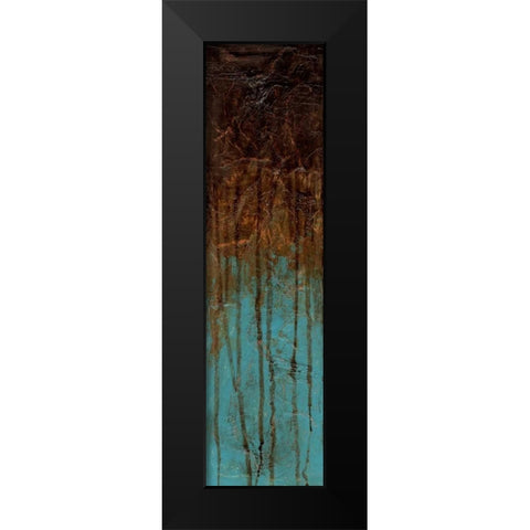 Oxidized Copper II Black Modern Wood Framed Art Print by Goldberger, Jennifer