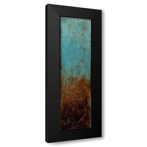 Oxidized Copper III Black Modern Wood Framed Art Print with Double Matting by Goldberger, Jennifer