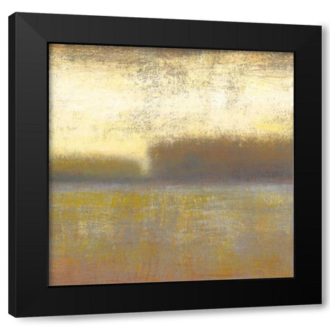 Citron Lake I Black Modern Wood Framed Art Print with Double Matting by Wyatt Jr., Norman