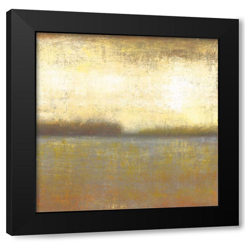 Citron Lake II Black Modern Wood Framed Art Print by Wyatt Jr., Norman