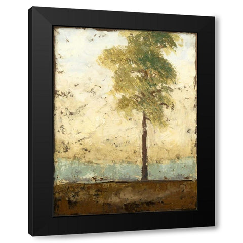 Soliloquy II Black Modern Wood Framed Art Print with Double Matting by Meagher, Megan