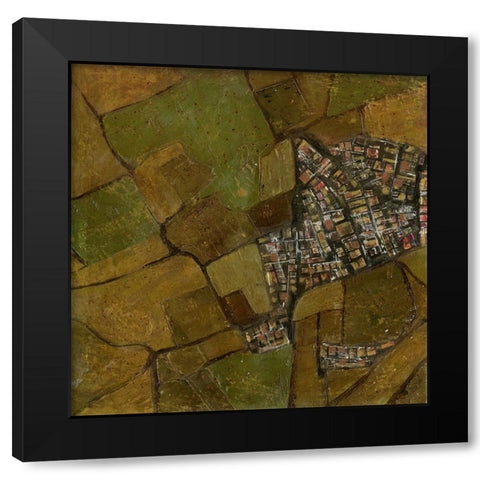 High Altitude I Black Modern Wood Framed Art Print with Double Matting by Fagalde, Jarman
