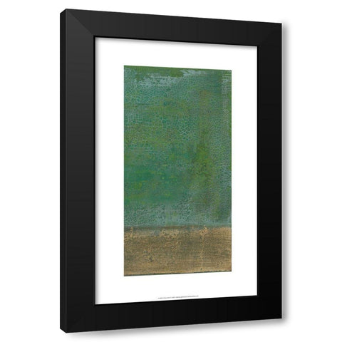 Chrysocolla II Black Modern Wood Framed Art Print by Holland, J.