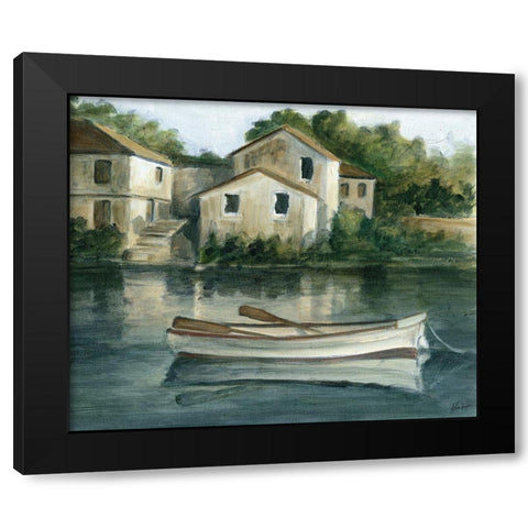 Stillwaters I Black Modern Wood Framed Art Print with Double Matting by Harper, Ethan