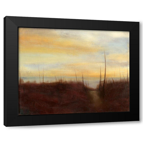 Sunrise Stroll I Black Modern Wood Framed Art Print with Double Matting by Goldberger, Jennifer