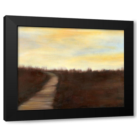 Sunrise Stroll II Black Modern Wood Framed Art Print with Double Matting by Goldberger, Jennifer