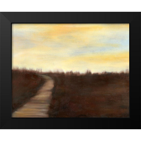 Sunrise Stroll II Black Modern Wood Framed Art Print by Goldberger, Jennifer